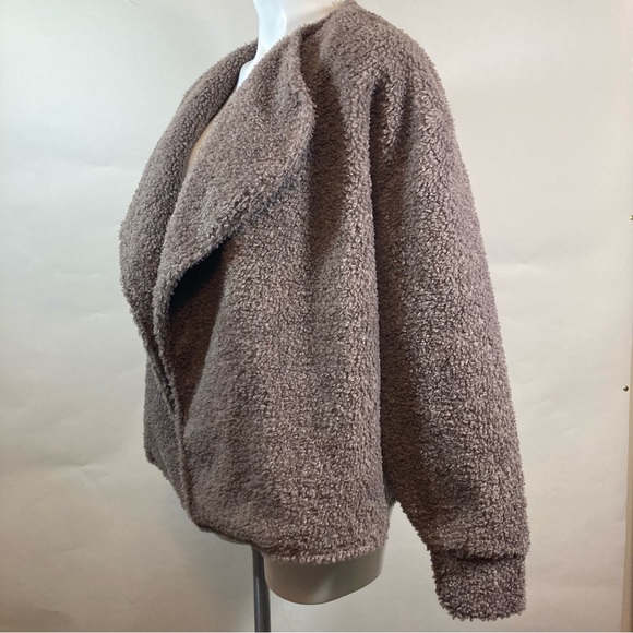 💙NWT! Express Open Front Sherpa Sweater Cardigan - Picture 3 of 11